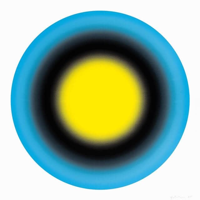 Ugo Rondinone Untitled, 2019 Silkscreen on 4 ply board 36h x 36w in 30 For sale at VFA