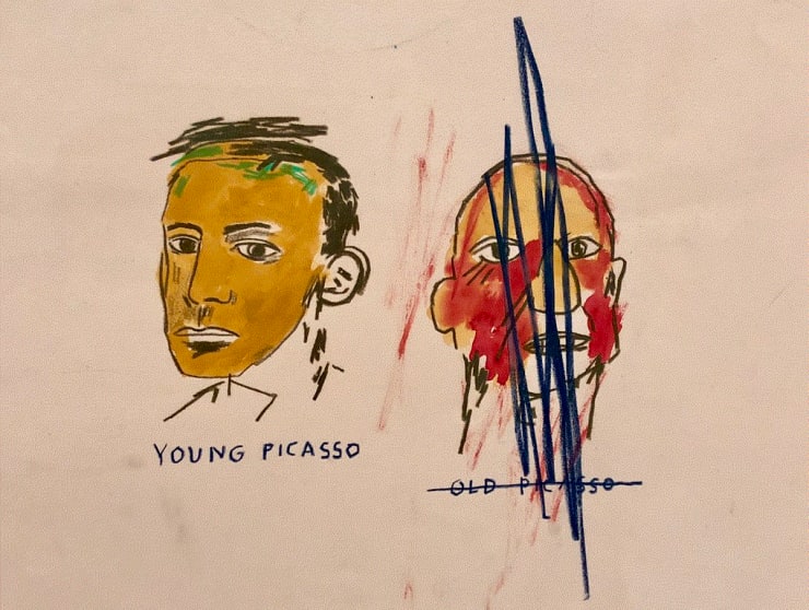 Jean-Michel Basquiat Extrait de Young Picasso - Old Picasso, 1984 Credit: y.caradec