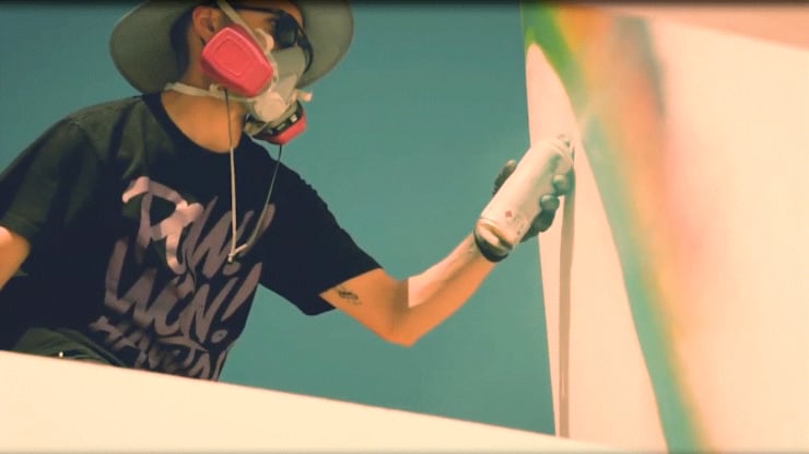 Felipe Pantone, 2017. Hï Ibiza - Hï Felipe Pantone & Okuda (YouTube)