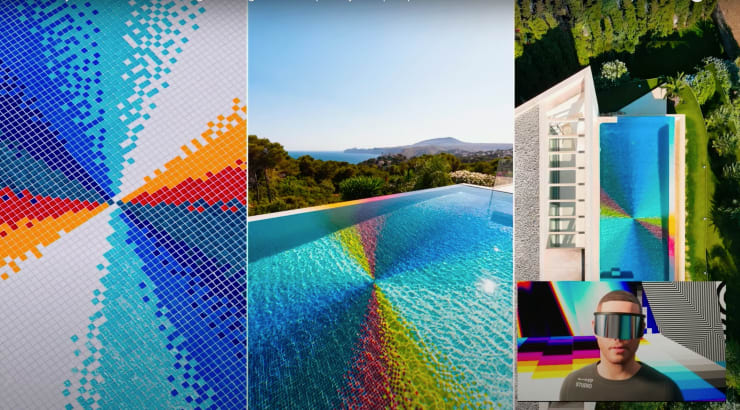 Felipe Pantone, Swimming Pool Tile Design, 2023
