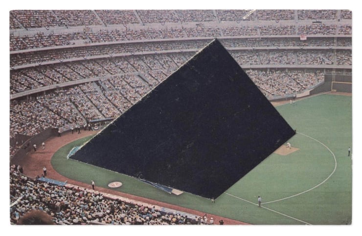 Ellsworth Kelly Cincinnati Riverfront Stadium, 1980. 3 1/2 x 5 1/2 inches Currently on exhibit at the Tang Teaching Museum at Skidmore College.