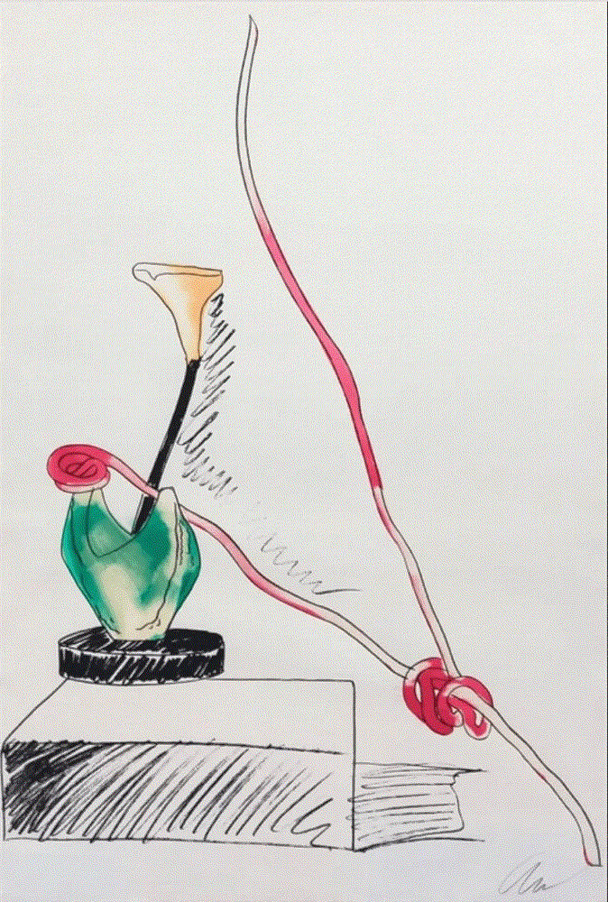 Andy Warhol FLOWERS (HAND COLORED), 1974 hand-colored screenprint 41 x 27 1/2 in. 219/250 Initialed on the front, A.W. Signed and numbered on the verso in pencil, Andy Warhol. Available at VFA