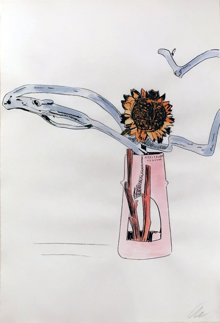 Andy Warhol Flowers, 1974 Available at VFA