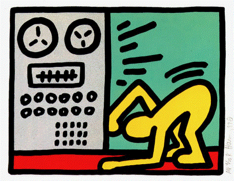Keith Haring Pop Shop III, 1989
