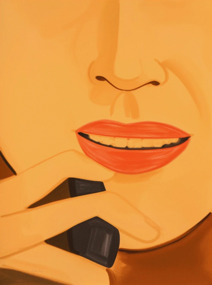 Alex Katz ADA 4, 2022 Silkscreen 54h x 40 1/2w in Edition of 100 Available at VFA
