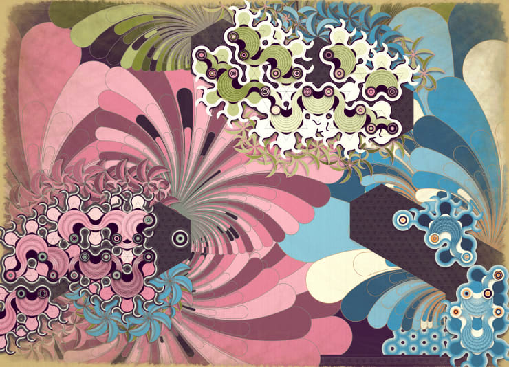 Harvey Rayner Quasi Dragon Studies — A composite generative art series and experimental model for Web3 community co-creation, 2023