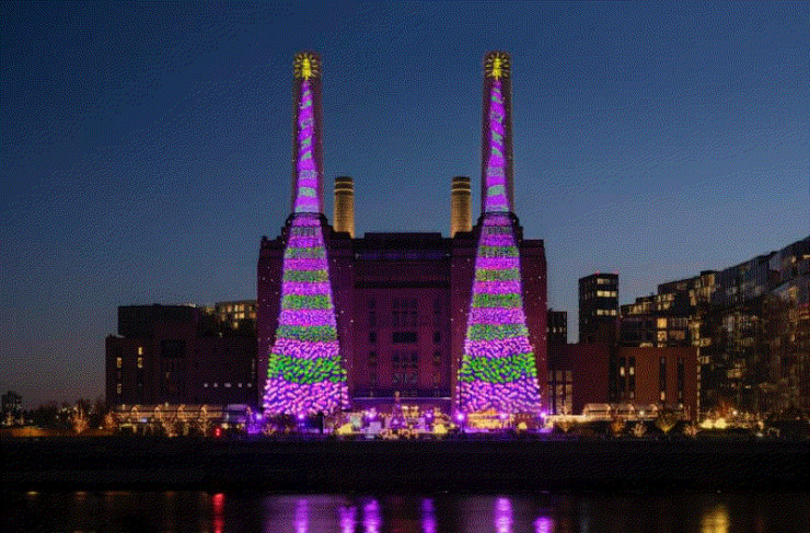 David Hockney's Bigger Christmas Trees, 2023