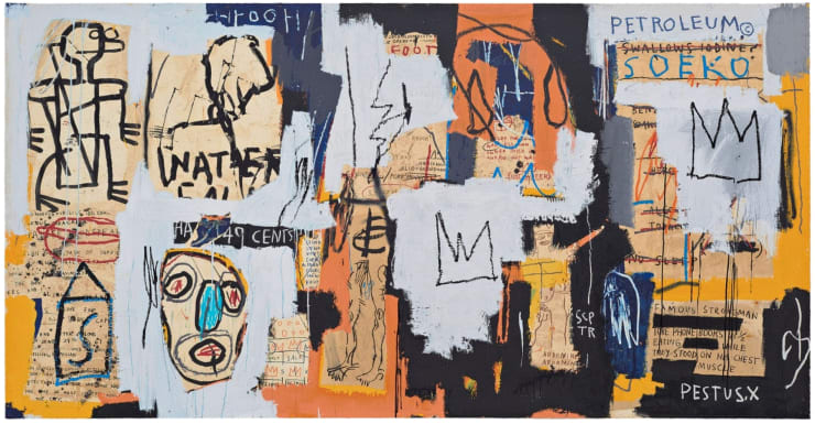 Jean-Michel Basquiat PHOOEY, 1982/2021 Screenprint 43 1/2 x 84 ins 110.49 x 213.36 cm Available at VFA