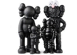 KAWS FAMILY (BLACK), 2021 Vinyl Available at VFA