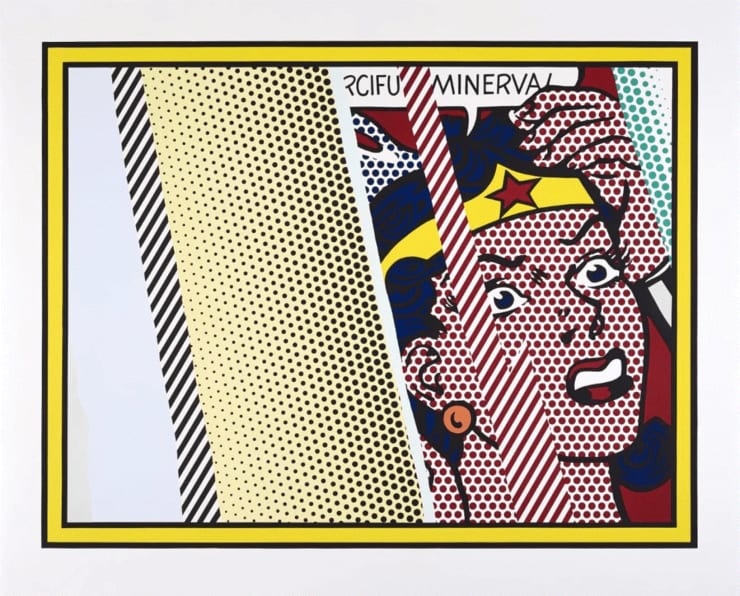 Roy Lichtenstein Reflections On Minerva C 244, 1990 Available at VFA