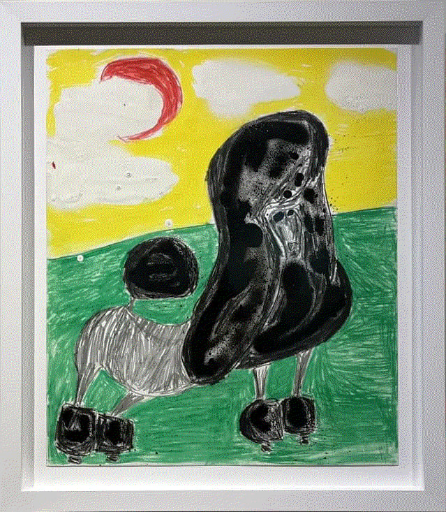 Susumu Kamijo UNTITLED, 2016 Oil Crayon and Pastel on paper 17 x 14 ins 43.18 x 35.56 cm Available at VFA