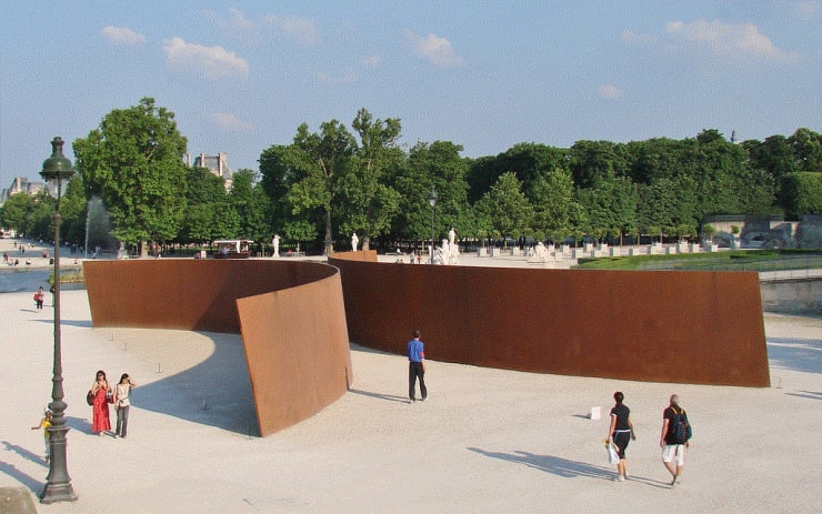 Richard Serra. Clara-Clara at the Tuileries Garden in Paris. Photo Credit: dalbera licensed under CC BY 2.0.