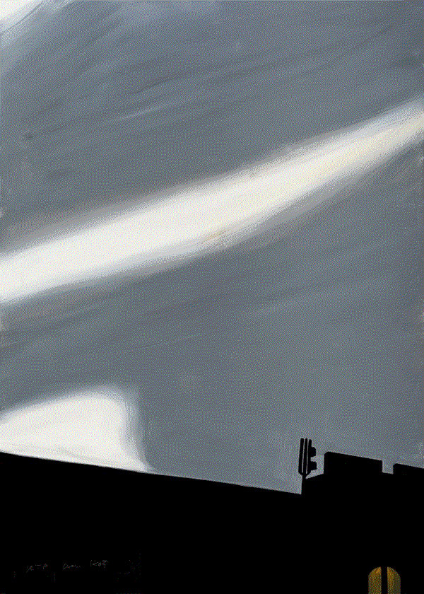 Alex Katz CITYSCAPE, 2016 Archival pigment inks on Crane Museo max 365 gsm fine art paper 30 x 21.5 inches (76.2 x 54.6 cm) Available at VFA