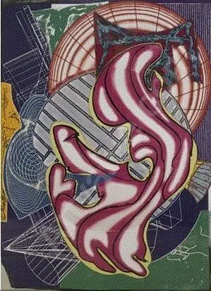 Frank Stella STUBB & FLASK KILL A RIGHT WHALE, 1992 Relief printed etching,aquatint and engraving on handmade TGL paper 76 1/2 x 56 x 9 1/2 ins 194.31 x 142.24 x 24.13 cm Available at VFA