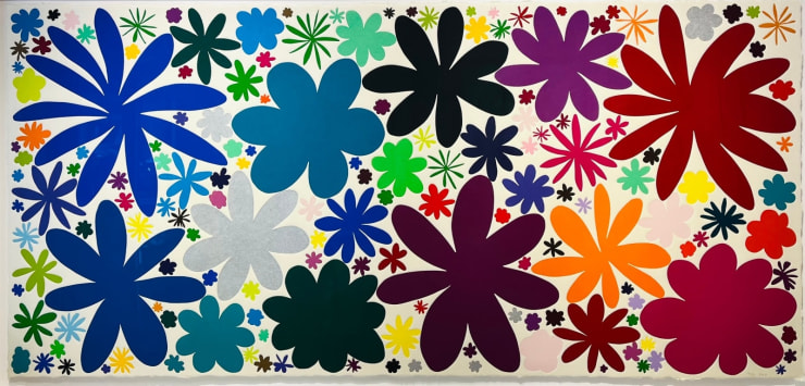 Polly Apfelbaum Love Alley, 2011 Signed on the Verso Anotated PA 11 Woodblock Hiromi Handmade DHM-11 Triple Thick 32 x 68in 16/25 Available at VFA
