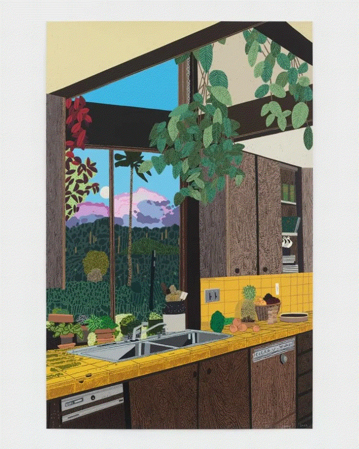 Jonas Wood KITCHEN INTERIOR, 2022 Available at VFA