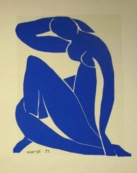 Henri Matisse BLUE NUDE II Serigraph 30 x 22 ins 76.2 x 55.88 cm Available at VFA