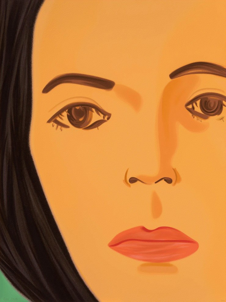 Alex Katz ADA 1, 2022 Silkscreen 54h x 40 1/2w in Edition of 100 Available at VFA