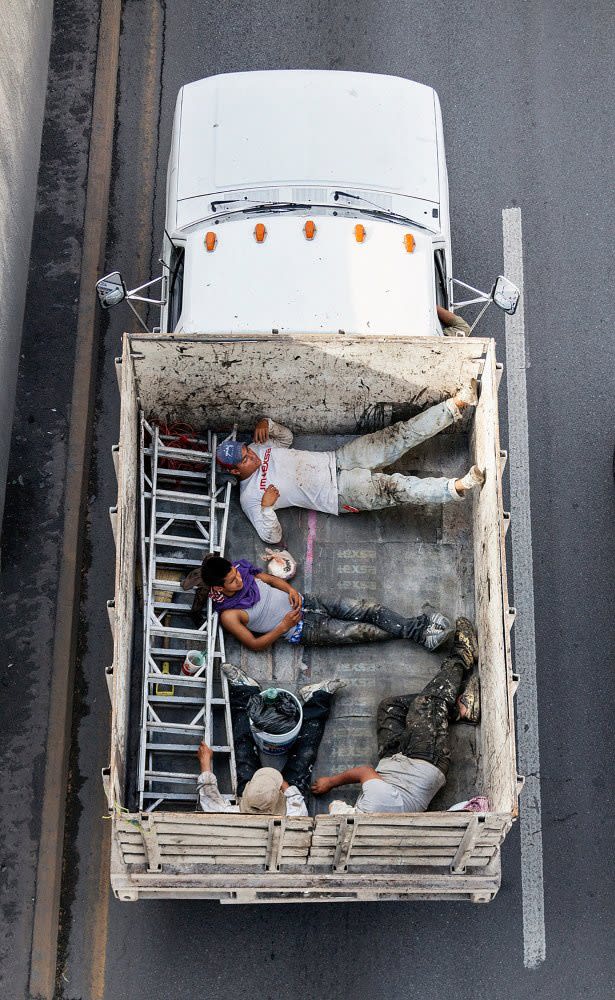 Alejandro Cartagena Car Poolers #73, 2011-2012 Signed, Numbered, and Dated on the COA Archival Pigment Print on Paper 20 x 12 1/4 in 50.8 x 31.25 cm Edition 4/10 plus 2 APs