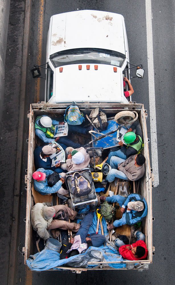 Alejandro Cartagena Car Poolers #50, 2011-2012 Signed, Numbered, and Dated on the COA Archival Pigment Print on Paper 20 x 12 1/4 in 50.8 x 31.25 cm Edition AP2 plus 2 APs