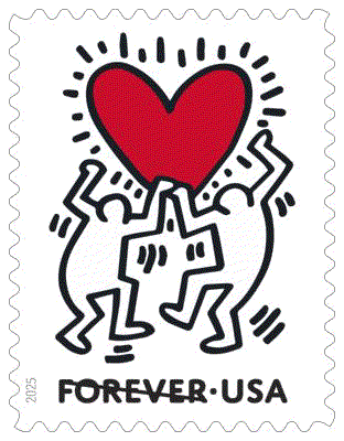2025 Keith Haring Love Stamp