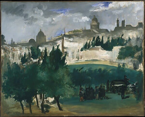 Édouard Manet Funeral. 1867