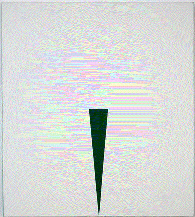 Carmen Herrera Blanco y Verde, 1966