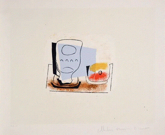 Pablo Picasso NATURA MORTE AU VERRE, 1924-1982 Lithograph 22 x 29 ins 55.88 x 73.66 cm Available at VFA