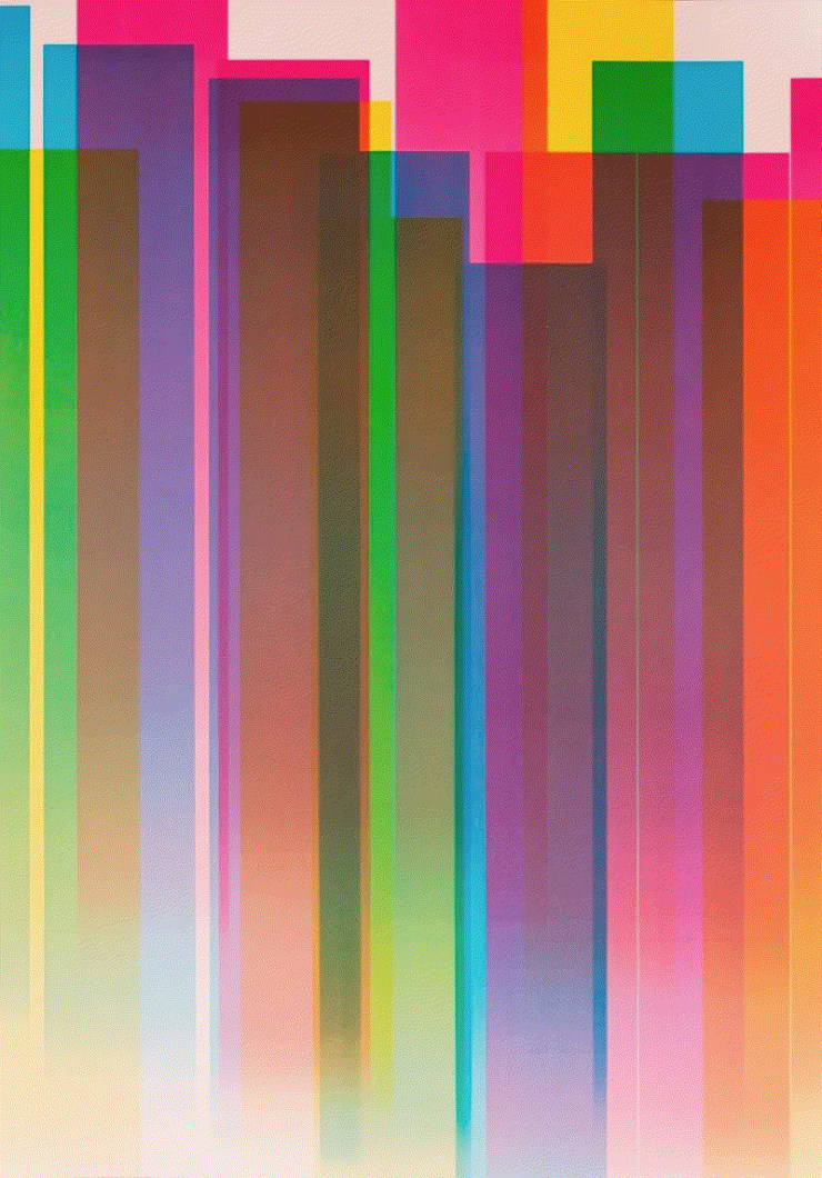 Felipe Pantone SUBTRACTIVE VARIABILITY P (SET OF 4 WORKS), 2020 Lithograph 40 x 27 ins 101.6 x 68.58 cm Available at VFA