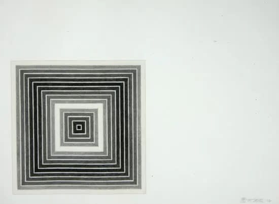 Frank Stella SHARPESVILLE, 1973 Lithograph 16 x 22 ins 40.64 x 55.88 cm Available at VFA