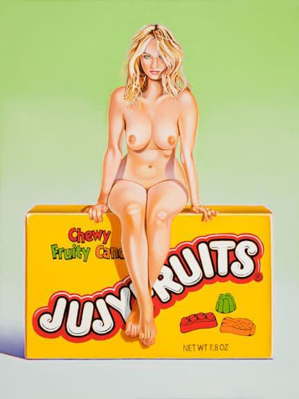 Mel Ramos Jujyfruits 2015 Lithograph 31.5h X 22.5w in. Edition of 199