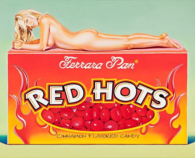 Mel Ramos Red Hots, 2013 Lithograph in 30 colors on Magnani 400g 24.5h X 30.75w in. Edition of 199