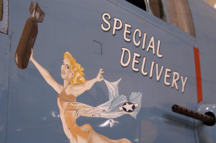 Alberto Vargas was an illustrator for Esquire and Playboy magazines. His art was also used to decorate American aircraft.