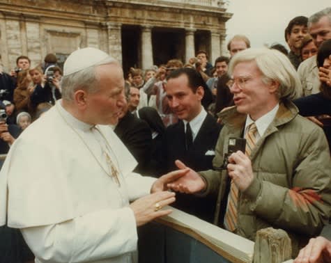 Pope John Paul ll and Andy Warhol, Vatican City, 1980