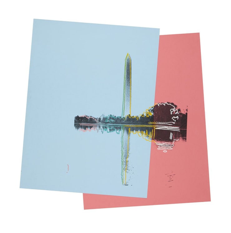 Available for Sale: Andy Warhol Tidal Basin, 1983, Silkscreened inks and colored paper collage on museum board, 33 x 31.5 in