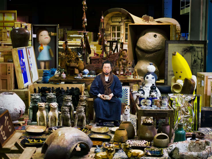 Takashi Murakami and his Superflat Collection (Photo: Kentaro Hirao)