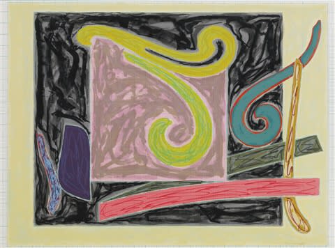 Frank Stella Steller’s Albatross (Axsom 112), 1977 Lithograph, screen print on 350g Arches 88 paper 34.88h x 45.88w in. Edition of 50 For Sale at Vertu Fine Art