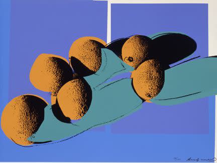 Andy Warhol Space Fruit-Cantaloupes (F&S II.201) 1979 Screenprint on Lenox Museum Board 30 X 40 in. Edition of 150 + 30 in Roman Numerals