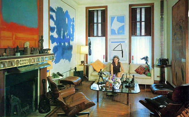 Helen Frankenthaler photographed by William Grigsby in her home, 1967
