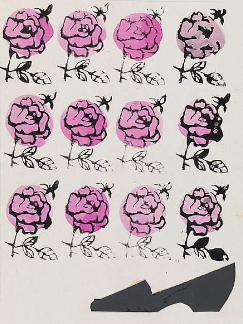 Andy Warhol Shoe And Roses, 1956 National Galleries Of Scotland