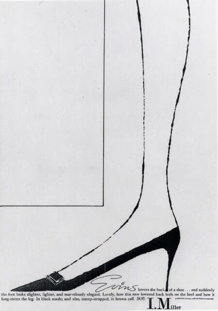 Andy Warhol for David Evins & I.Miller, 195X