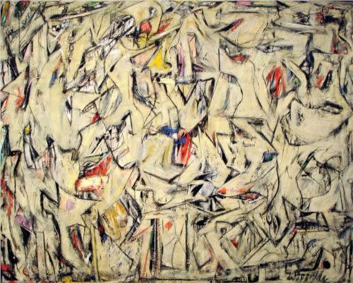 Willem de Kooning Excavation, 1950 Oil and enamel on canvas. 81 x 100 1/4 in