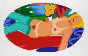 Available at VFA: Tom Wesselmann Beautiful Bedroom Kate, 1996 Screenprint, 41 X 52.75 in., Edition of 90
