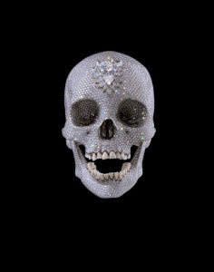 Damien Hirst For the Love of God, 2007 Platinum, diamonds and human teeth 6.8 x 5 x 7.5 in