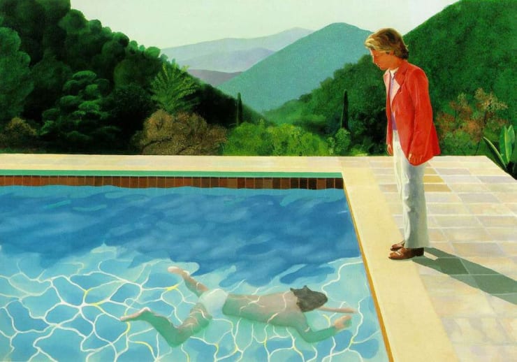 David Hockney Portrait of an Artist (Pool with Two Figures), 1972