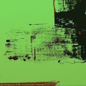 Helen Frankenthaler Untitled (Cleveland Orchestra Print), 1978 Screenprint, 22.5 X 30 in. Edition AP 18/25