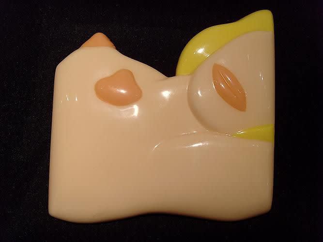 Tom Wesselmann Little Nude, 1966 3-color spray painted, vacuum formed plastic 7.5″H. X 7.8″W, Edition of 75