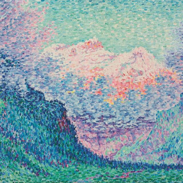 Paul Signac. Les Diablerets. 1903