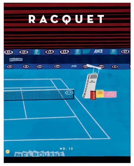 Jonas Wood Racquet Magazine cover, 2018