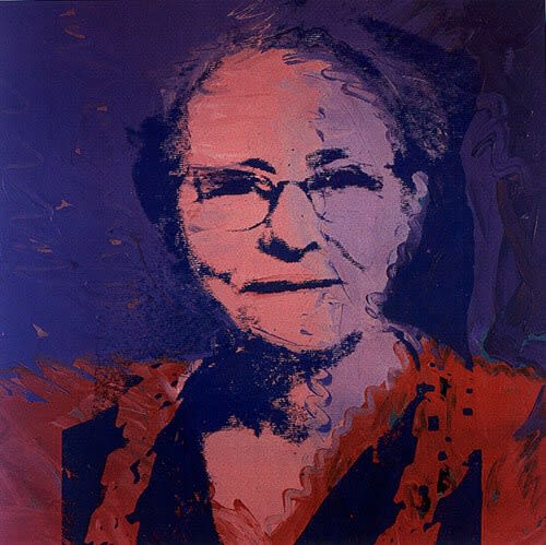 Julia Warhola, by her son, Andy. 1974.